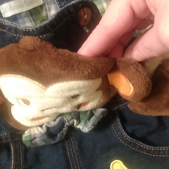 Kidscool Space 3D plush Monkey Overalls - Picture 4 of 7